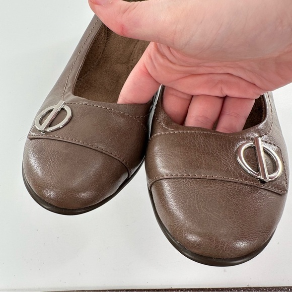 Aerosoles womens heels size 10 taupe round toe career - Picture 11 of 13